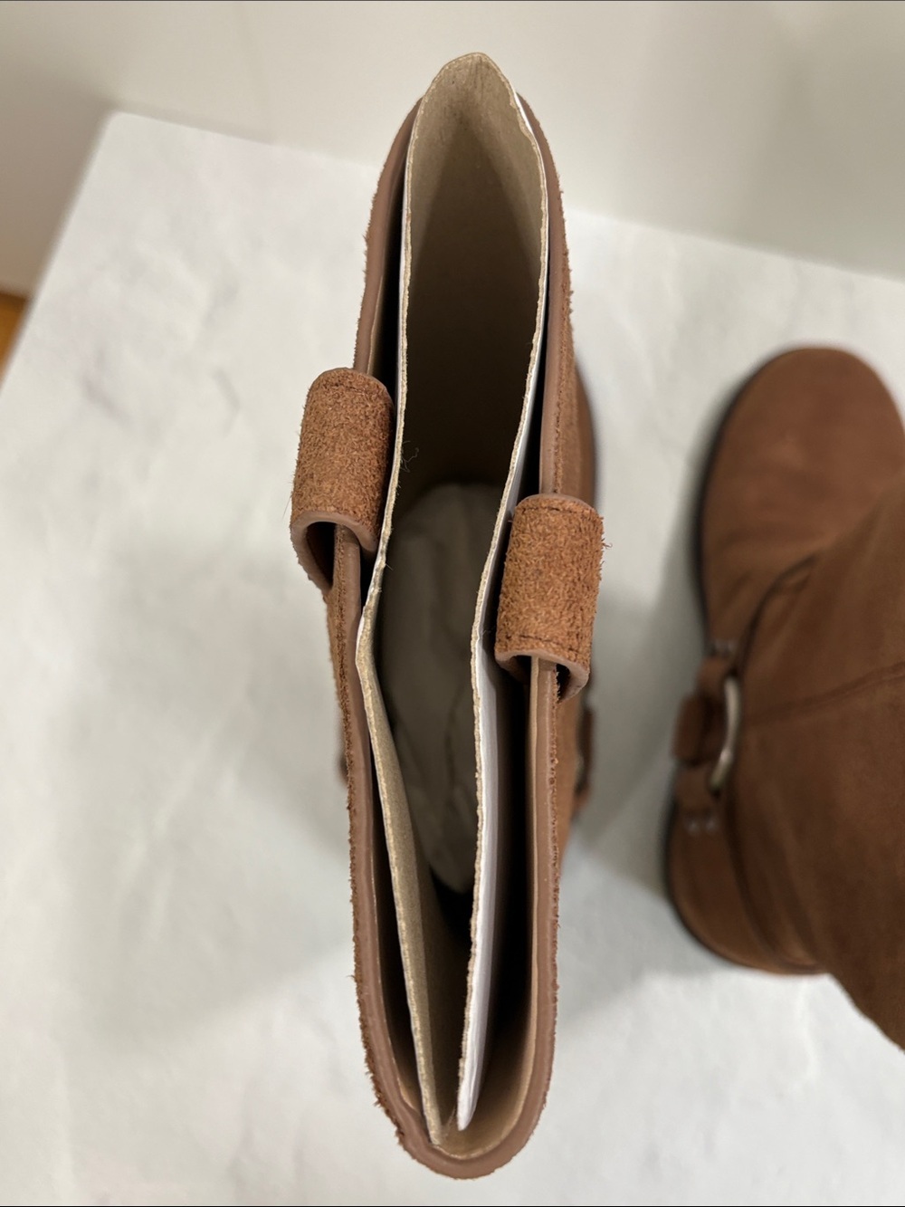 Coach Brown Suede Roper Boots NWT 9 - Picture 15 of 16